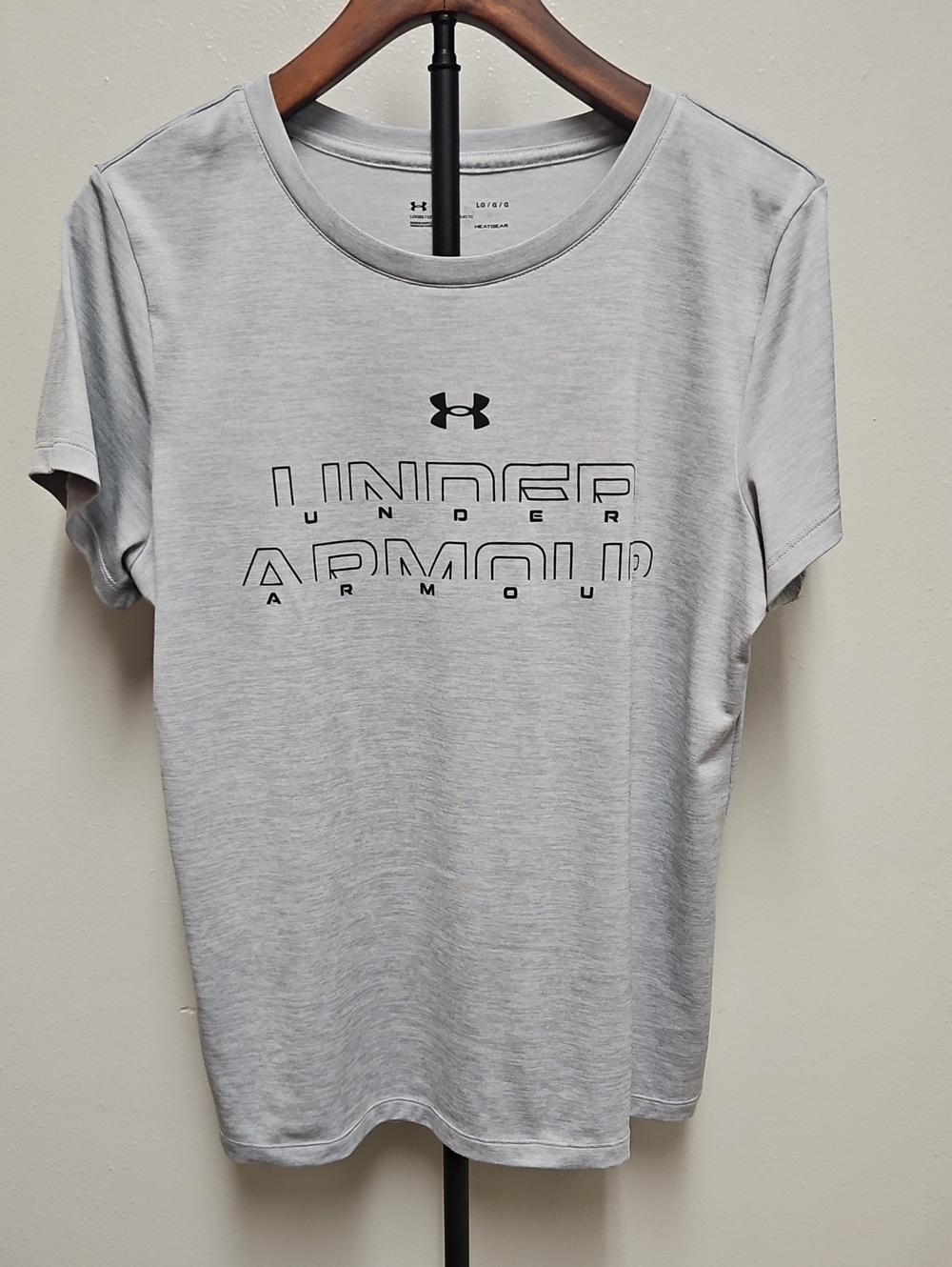 Under Armour Gray Logo Performance Tee